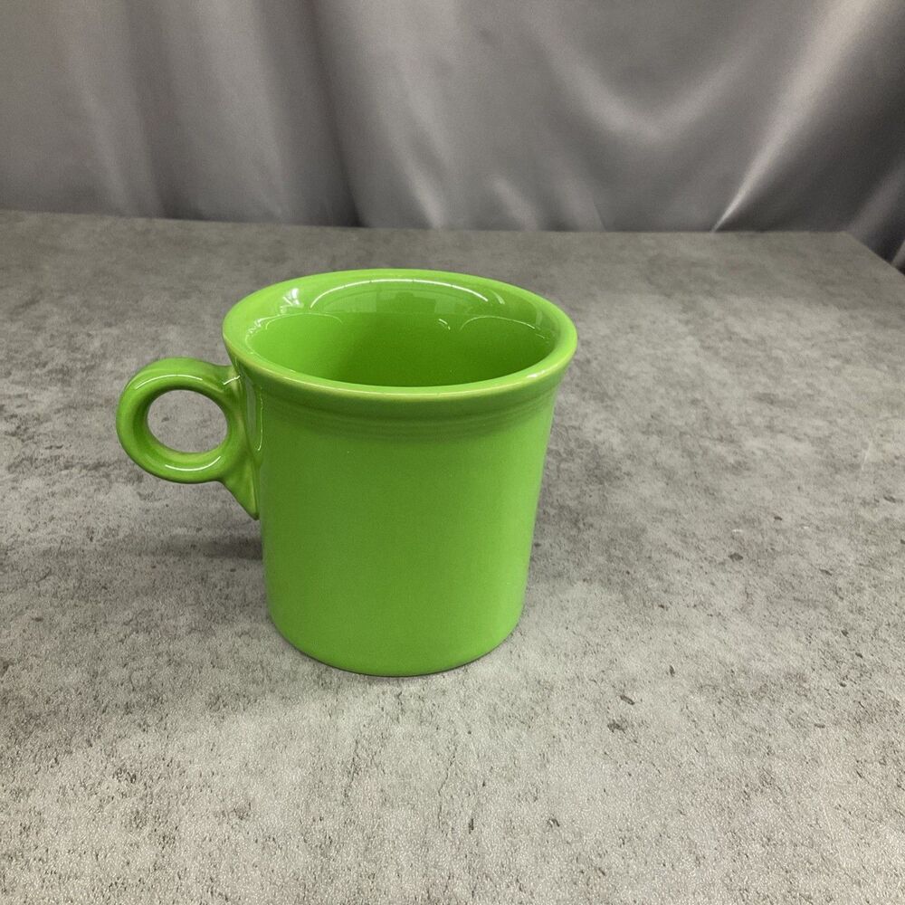 Fiestaware Coffee Mug Shamrock Green O Ring Handle